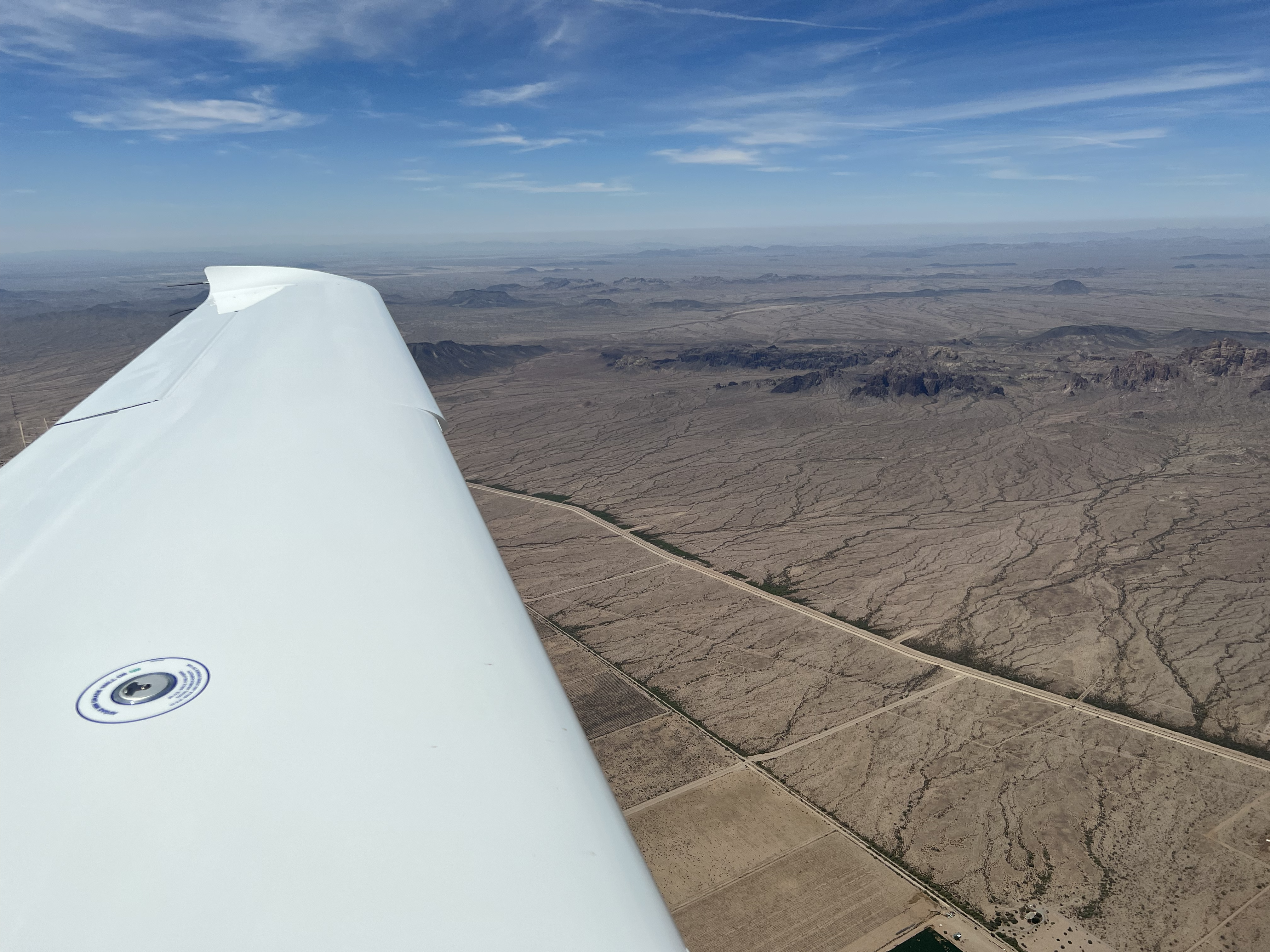 KCGZ to KBLH Cross Country Flight