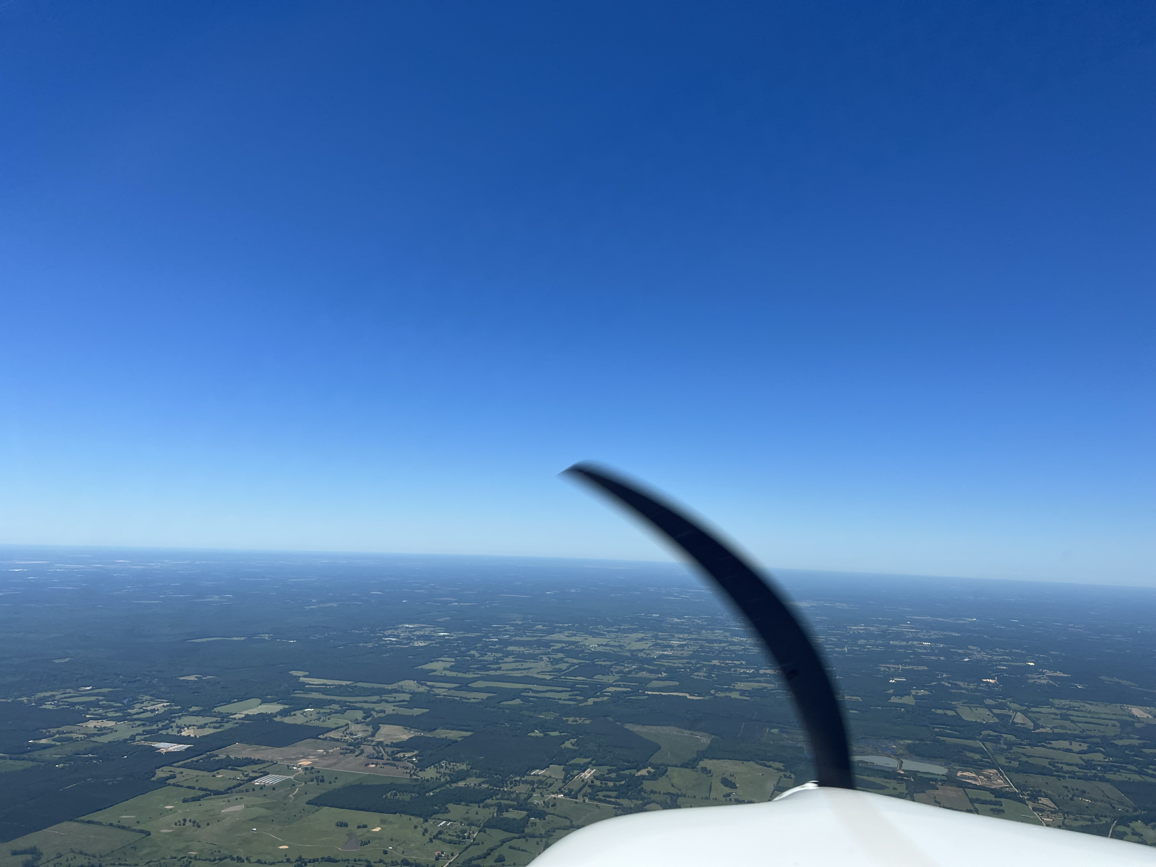 KMEM to KTKI Cruise Flight